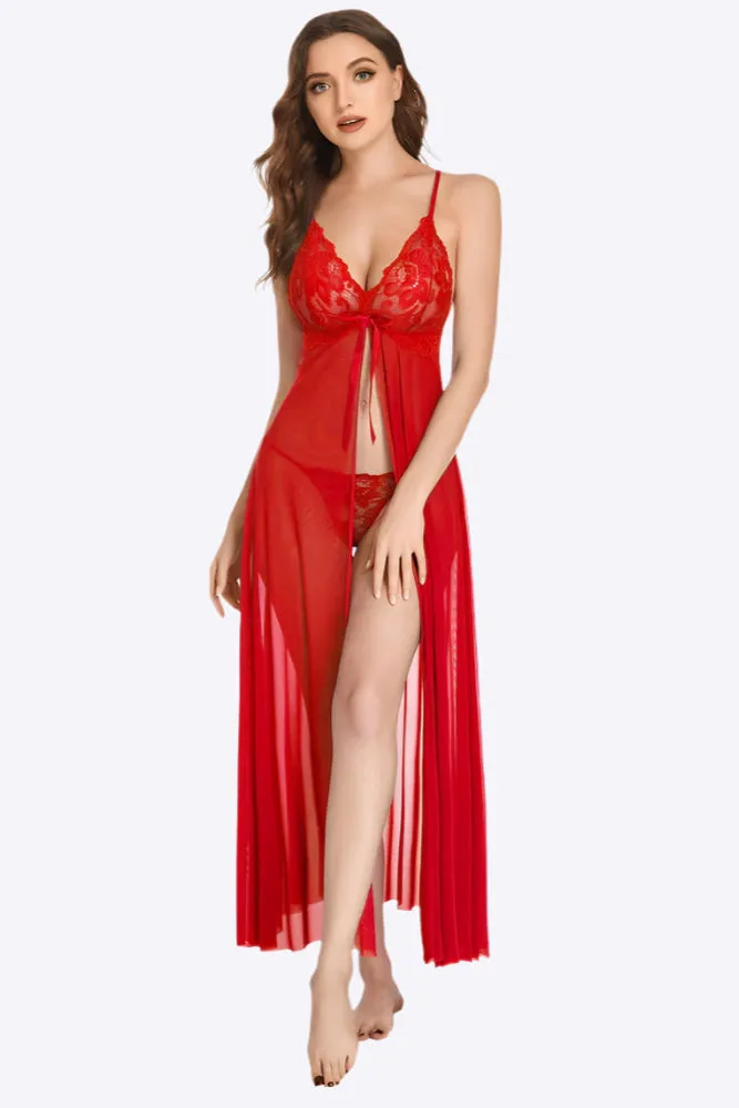 Purple Desire Lace Nightwear