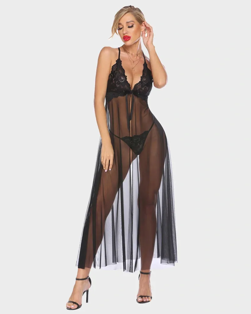 Purple Desire Lace Nightwear