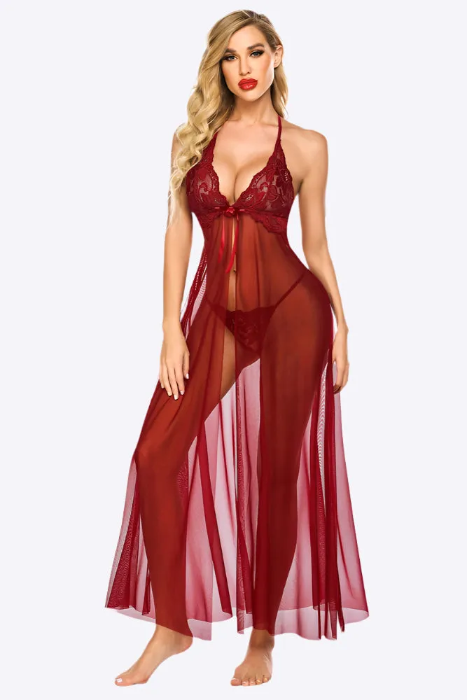 Purple Desire Lace Nightwear