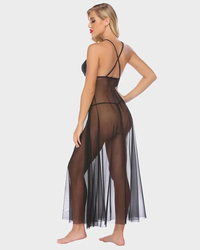 Purple Desire Lace Nightwear