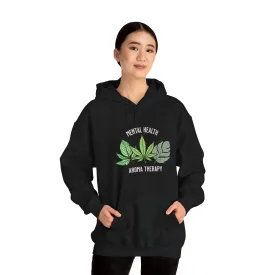 "Aroma Therapy Hoodie – Lavender, Marijuana, and Eucalyptus Leaf Design" Unisex Heavy Blend™ Hooded Sweatshirt