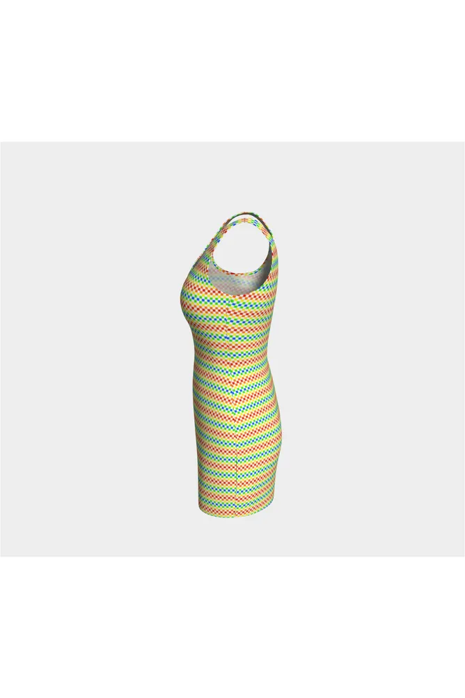 Rainbow Bright Bodycon Dress