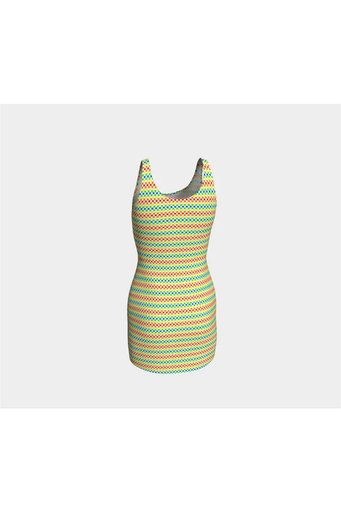 Rainbow Bright Bodycon Dress