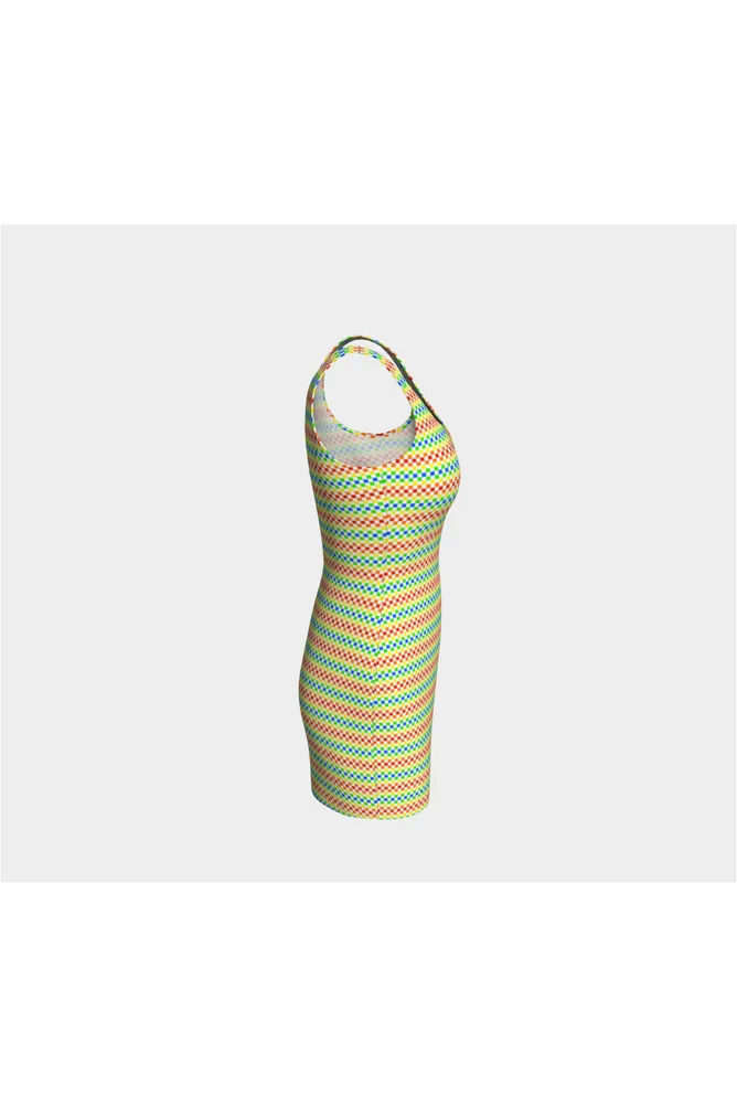 Rainbow Bright Bodycon Dress