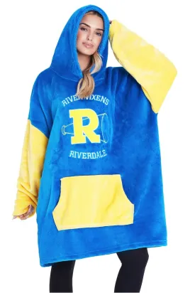 Riverdale Blanket Hoodie for Ladies, Oversized Blanket Hoodie for Women, Riverdale Gifts Blue