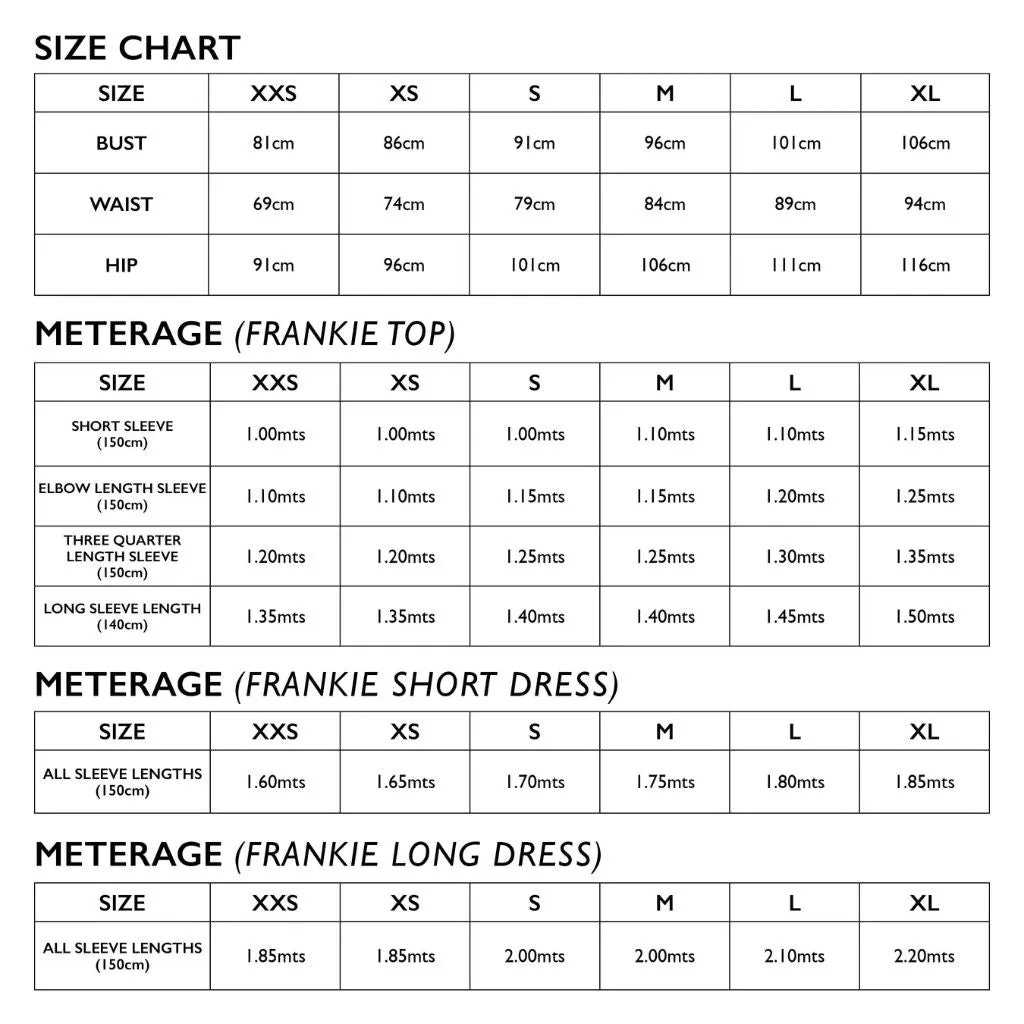 Tessuti Patterns Frankie Top/Dress