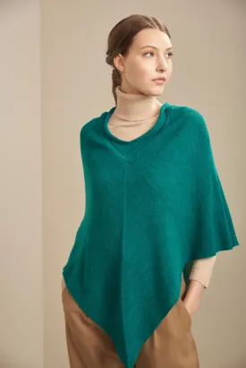 Ulala Poncho Baby Alpaca Color Evergreen