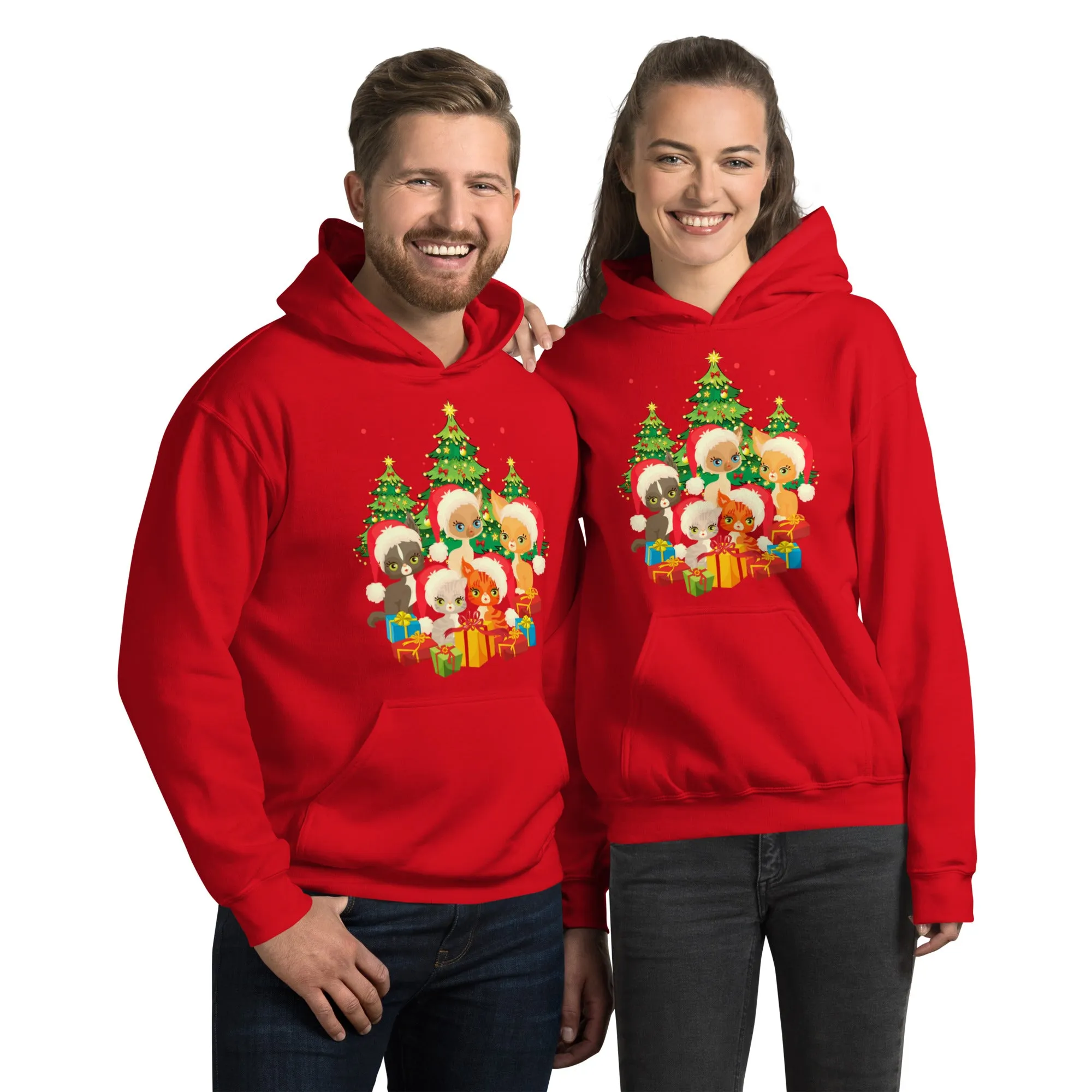 Unisex Hoodie Christmas Love PrintUpHub