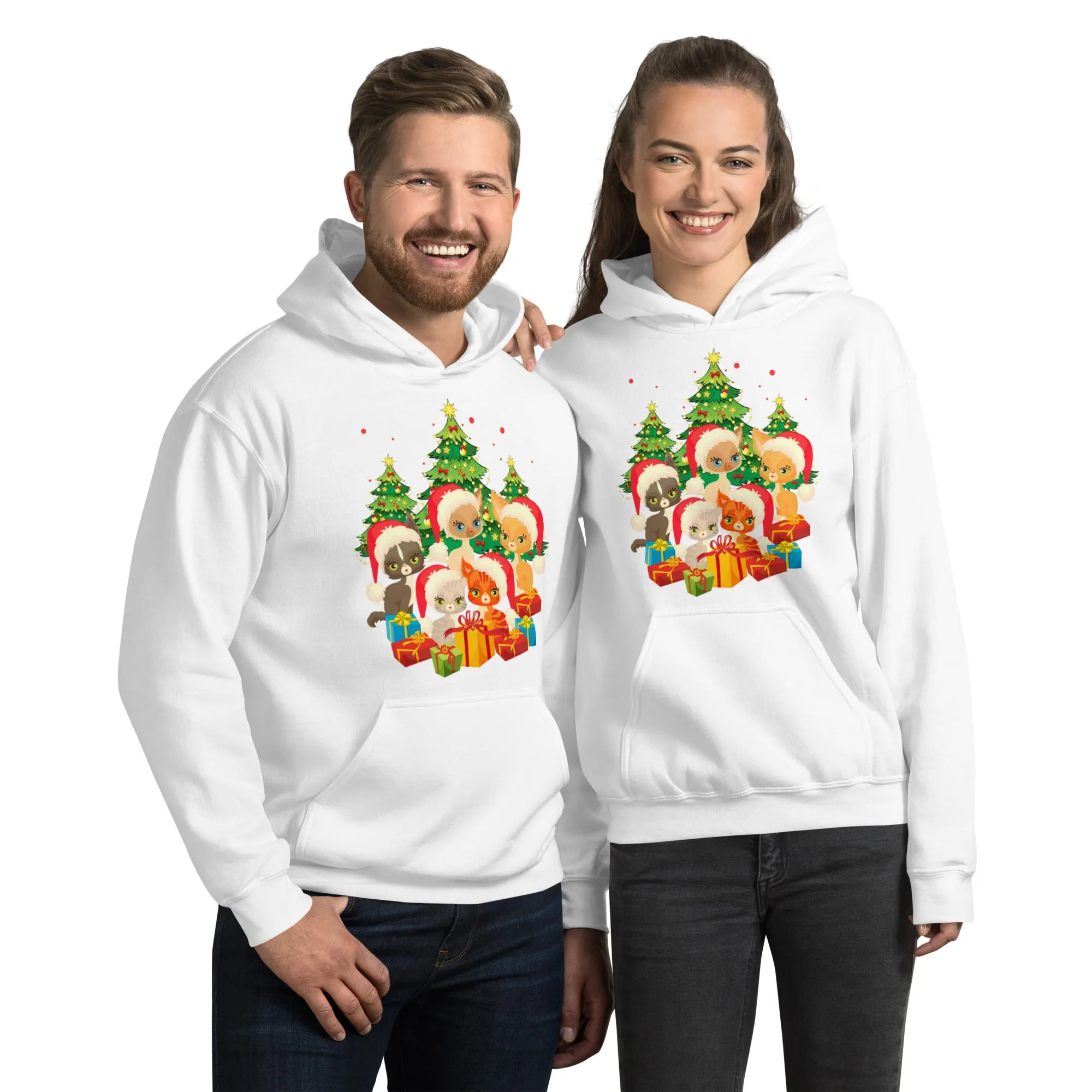 Unisex Hoodie Christmas Love PrintUpHub