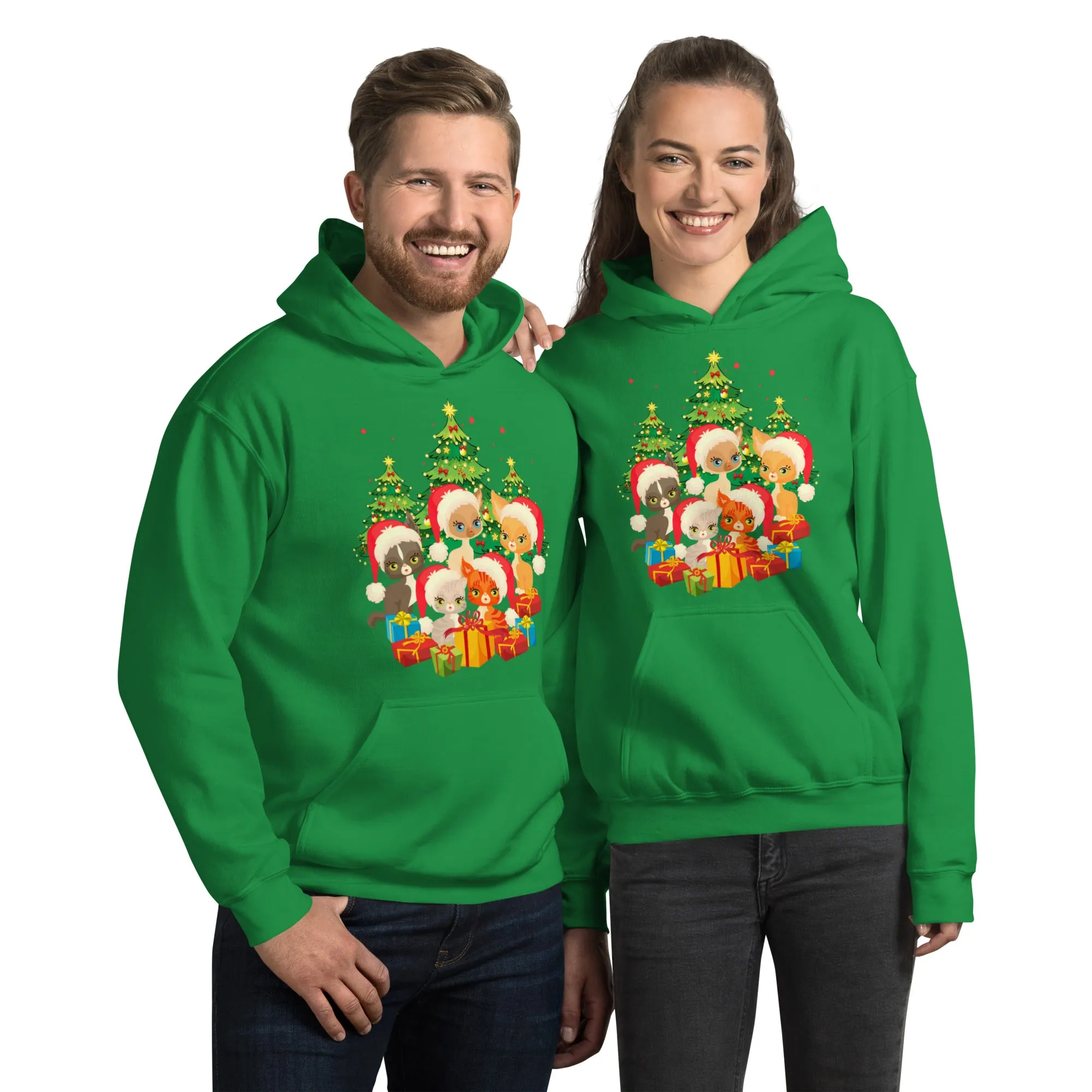 Unisex Hoodie Christmas Love PrintUpHub