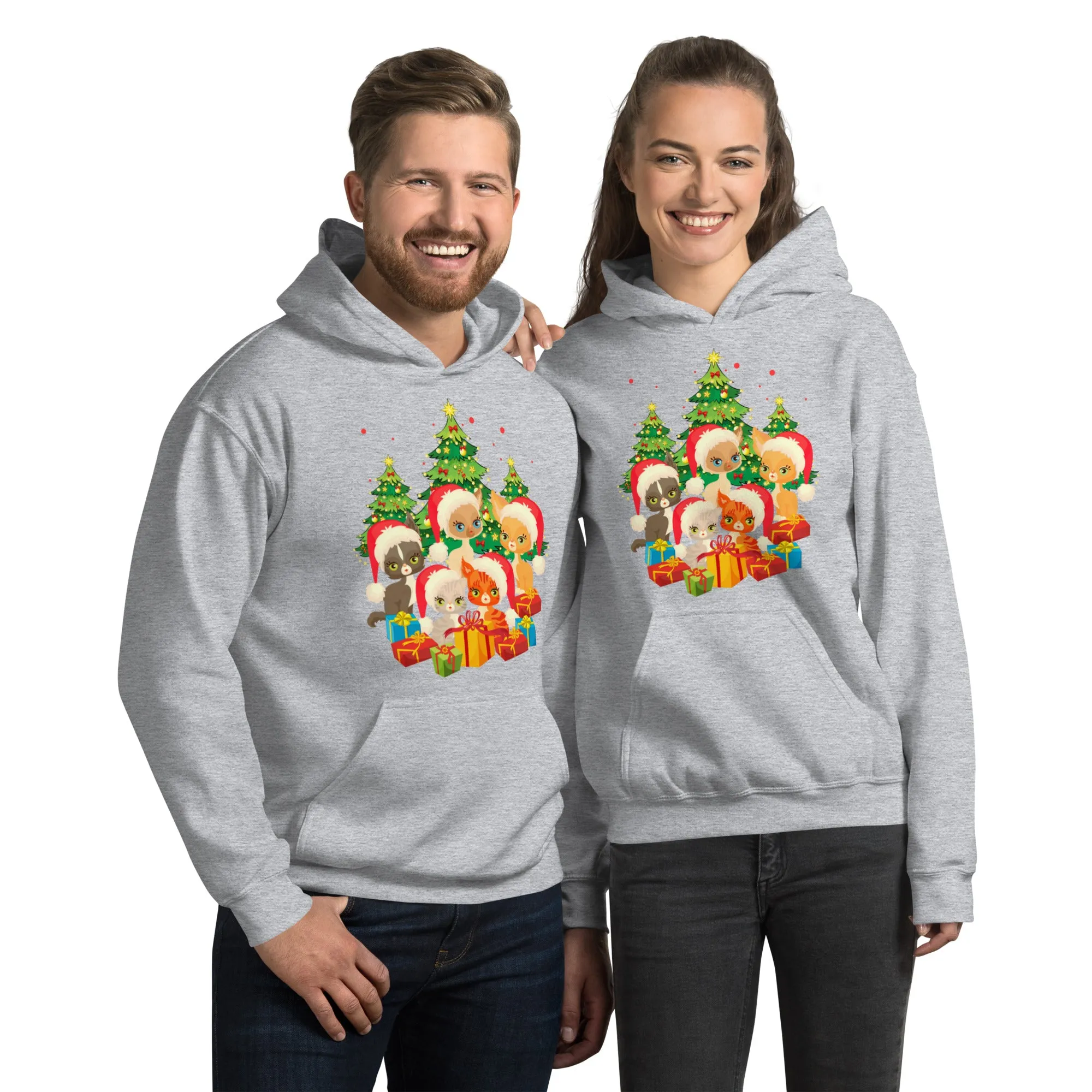 Unisex Hoodie Christmas Love PrintUpHub