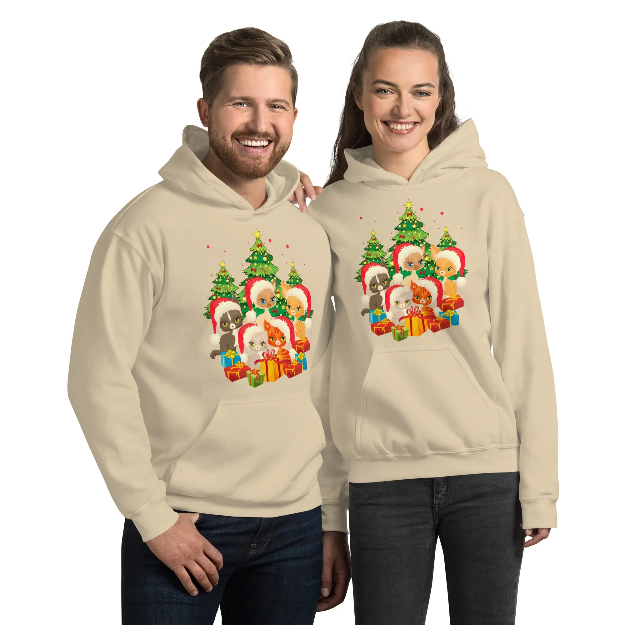 Unisex Hoodie Christmas Love PrintUpHub