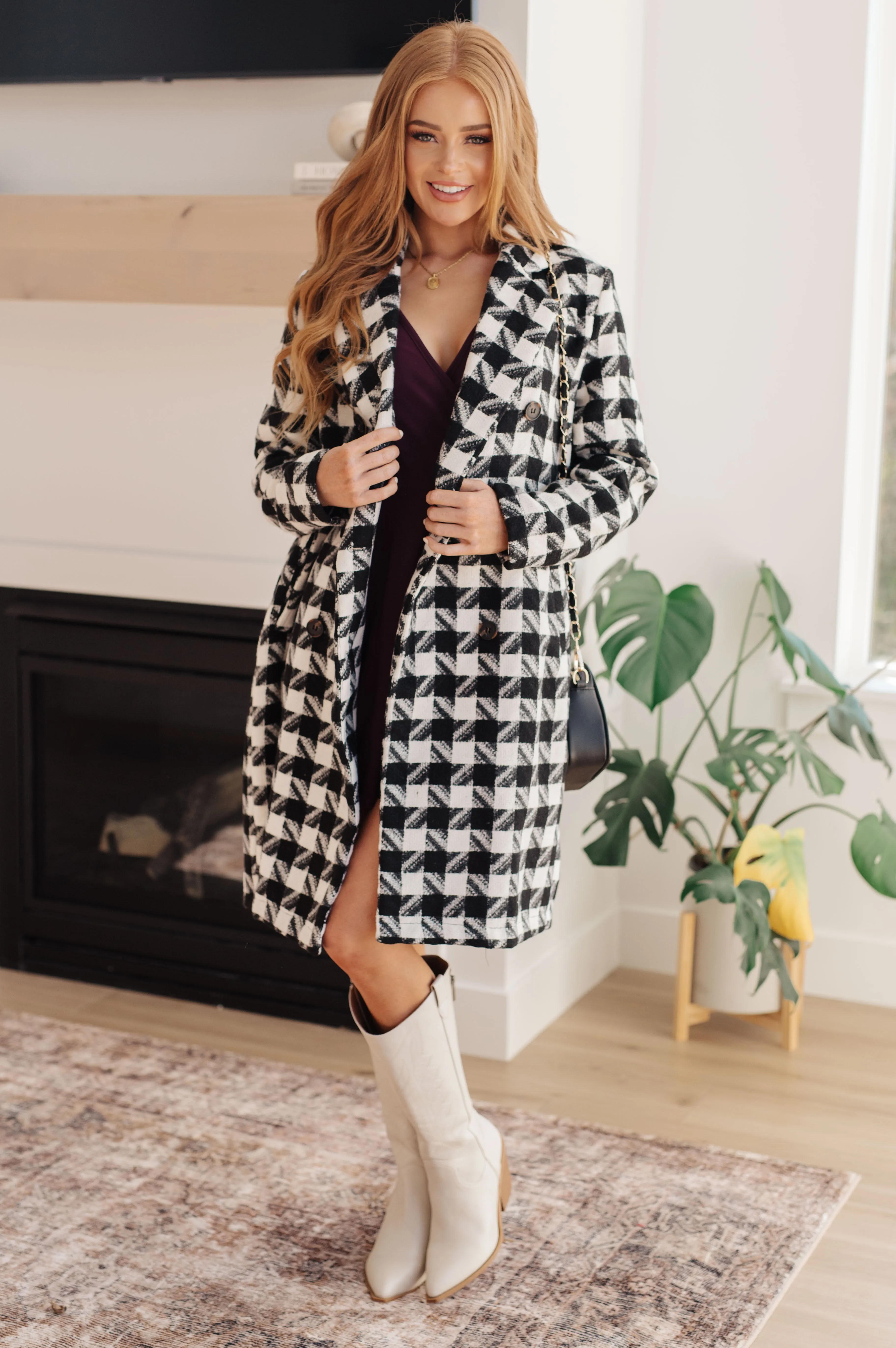 White Birch Solution to Everything Long Sleeve Skort Dress